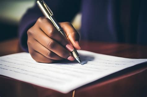 premium ai image person  notes   home office