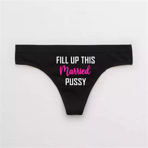 Fill Up My Married Pussy Hotwife Thong – Celestial Red Shop