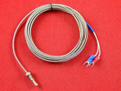 Термопара тип К (0~400°C) М6, шаг 1.25мм, провод 3м - RadioMart.kz ...