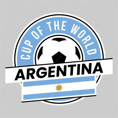 Premium Vector | Argentina team badge for football tournament