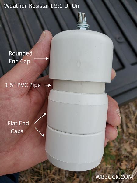 weather resistant unun wbgck qrp amateur radio