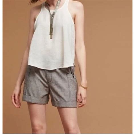 Anthropologie Denim Cargo Shorts for Women | Mercari