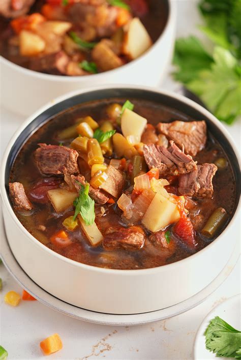 Hearty Vegetable Beef Soup - blackpeoplesrecipes.com