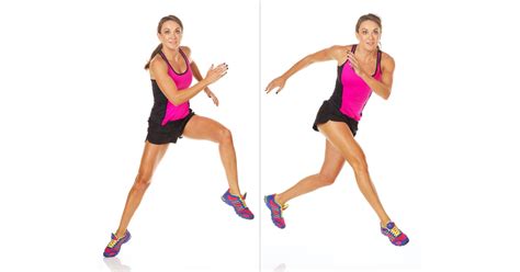 sideways running  minute circuit workout popsugar fitness photo