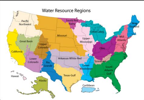 water resource regions united states  maps   web