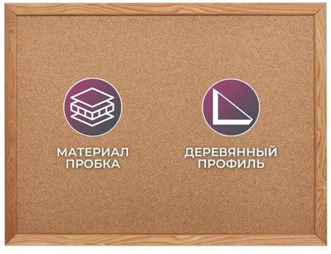 Пробковая доска на стену для заметок и фото Attache Economy 100х150 ...