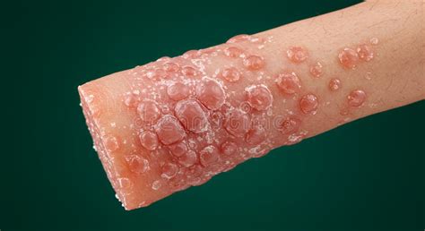 detailed medical illustration  psoriasis vulgaris skin lesions stock