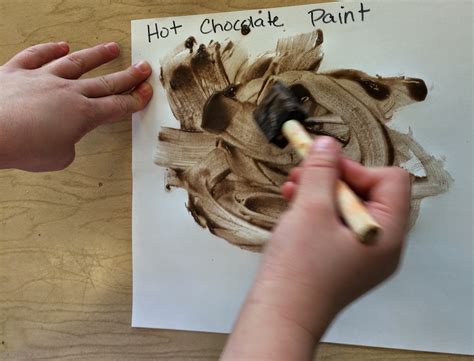 Time for Play: Hot Chocolate Paint