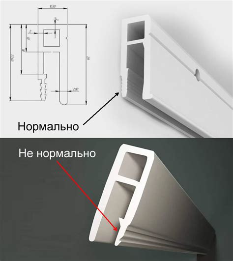 Профиль (багет) для ПВХ и тканевых натяжных потолков купить в СПБ ...