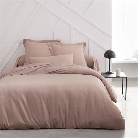 Housse de Couette lit double en coton "Essential" - Roses des sables