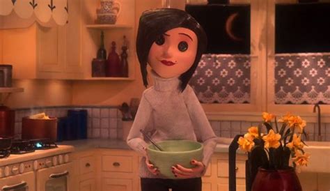 In Coraline (2009), the other mother hums while cooking. The song she