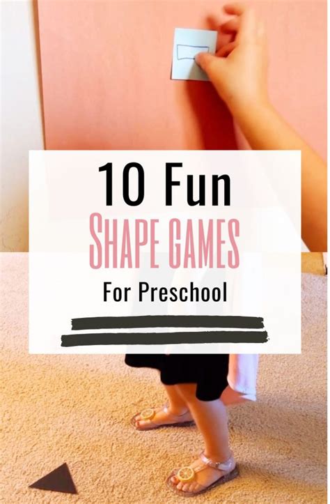 Shape Games for Preschoolers