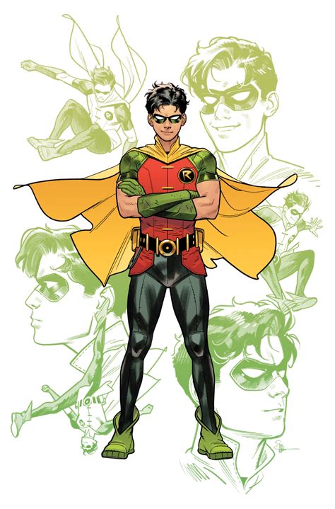 robin and dick grayson (dc comics and 2 more) drawn by docshaner | Danbooru