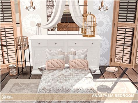 Спальня Anastasia Bedroom Симс 4