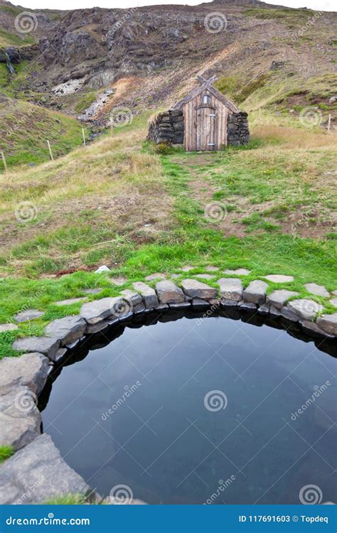 Hot spring bath in Iceland stock image. Image of clean - 117691603