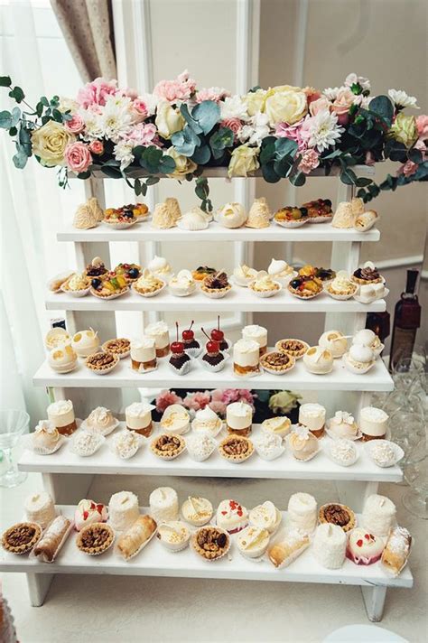 55 Creative Wedding Mini Dessert Stand Ideas - Weddingomania