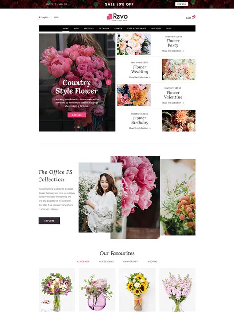 Best Free and Premium Flower Shop WordPress Themes | WPThemeGo