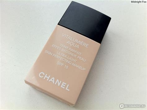 Тональный флюид Chanel Vitalumiere Aqua - «лучшее тональное средство ...