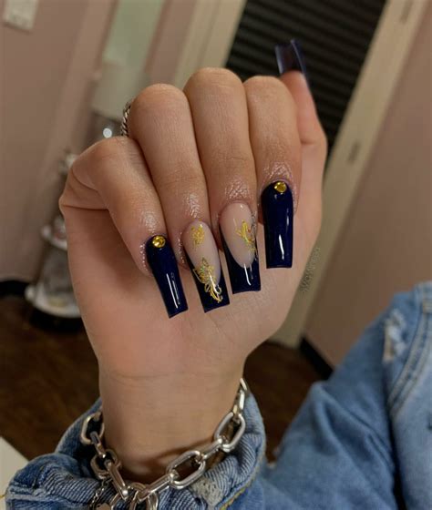 Navy Blue Nails: 40+ Designs You Will Fall in Love With - Nail Designs