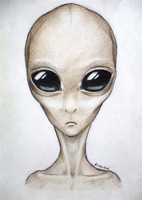 Gray Alien by Dewilish on DeviantArt | Alien drawings, Alien art, Ufo art