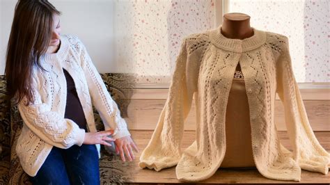 Французская кофточка спицами (часть 3) 👚 French jacket knitting pattern ...