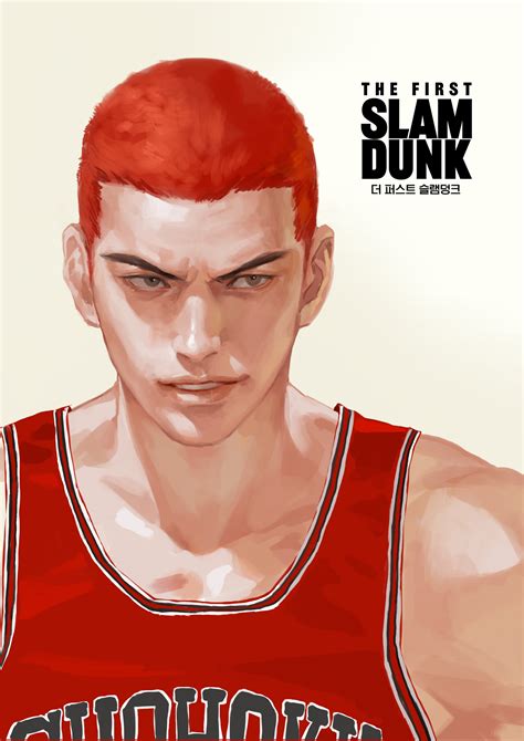 sakuragi hanamichi (slam dunk) drawn by mamba | Danbooru