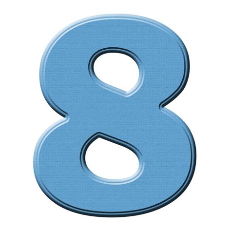 Zahl - Nummer - Number 8