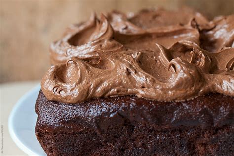 "Homemade Chocolate Cake" by Stocksy Contributor "Jill Chen" - Stocksy