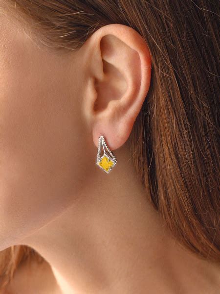VG jewelry Серьги ювелирные Серебро родированное 925 пробы - купить с ...