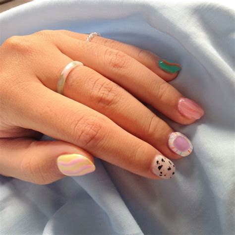 Fav nails | ไอเดียทำเล็บ, เคลือบเล็บเงา, เล็บน่ารัก