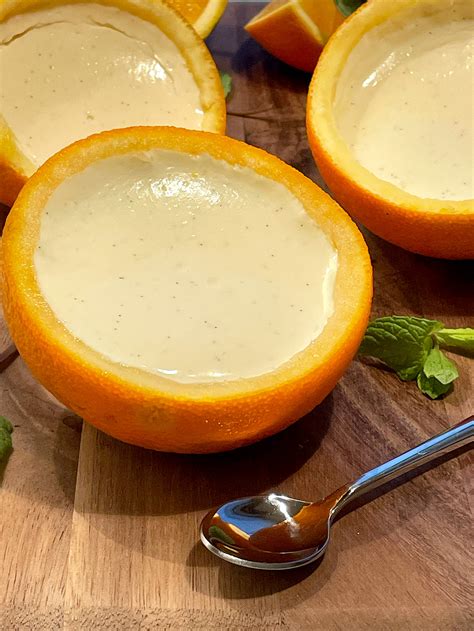 orange posset creamy dreamy dessert  cooks quest