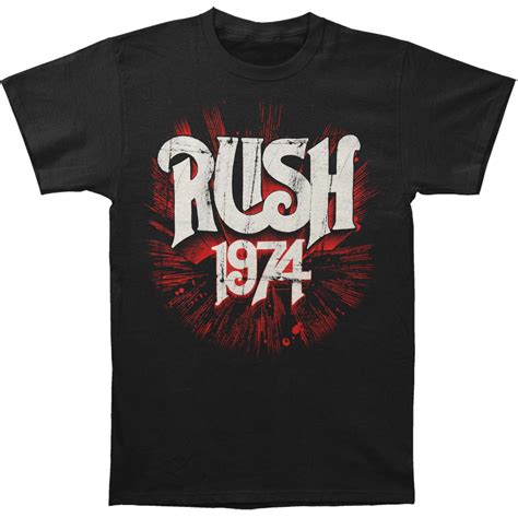 RUSH - Rush Men's Rush 74 T-shirt Black - Walmart.com - Walmart.com