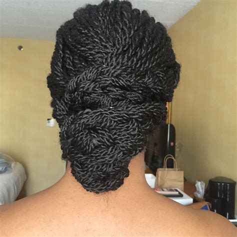 Senegalese Twist Updo Hairstyles at Mark Dunning blog
