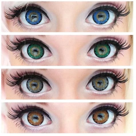 Images For > Grey Eye Contacts liked on Polyvore featuring eyes | Eye ...