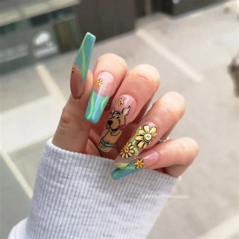 Scooby Doo nails | Nails, Press on nails, Hand painted