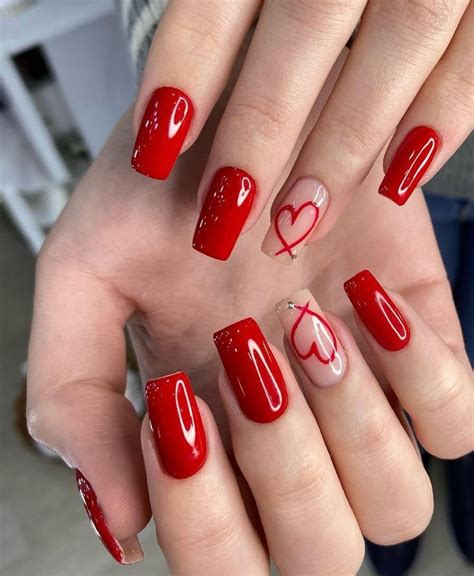 Ideias De Unha Em Gel Vermelha - Unhas em Gel decoradas: 71 Ideias de Unhas delicadas e lindas – Dicas ...