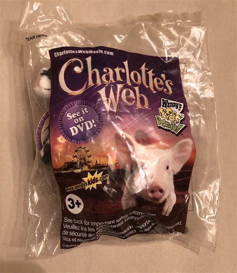 Charlotte's Web "Bitsy” The Cow Wendy's Kids Meal Toy from 2006, NIP | eBay