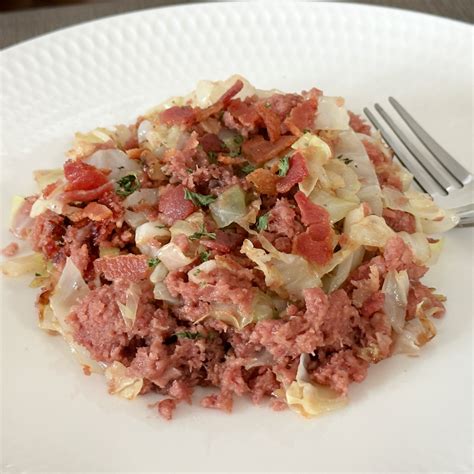 fried corned beef  cabbage archives icook