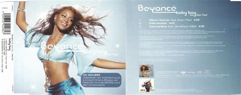 Single: Beyoncé - Baby Boy (feat. Sean Paul) - Encartes Pop