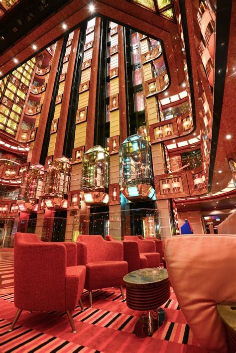 cruise ship interior stock image image  night modern