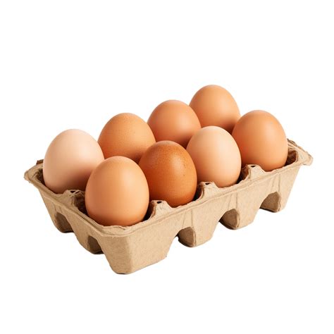 AI generated A box of eggs png isolated on transparent background ...