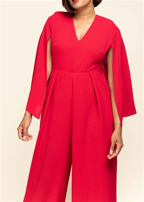 Boss Jumpsuit - Red – Thambili Island