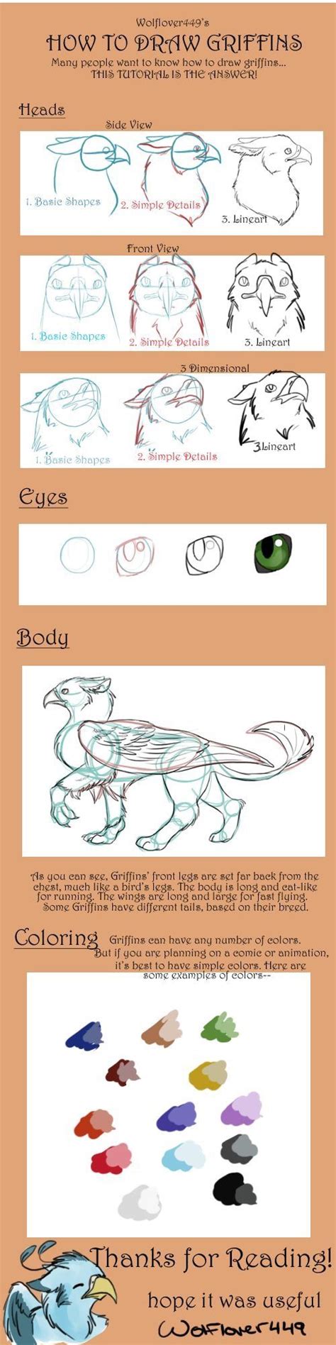 How to Draw a Cat's Head and Neck in Different Colors