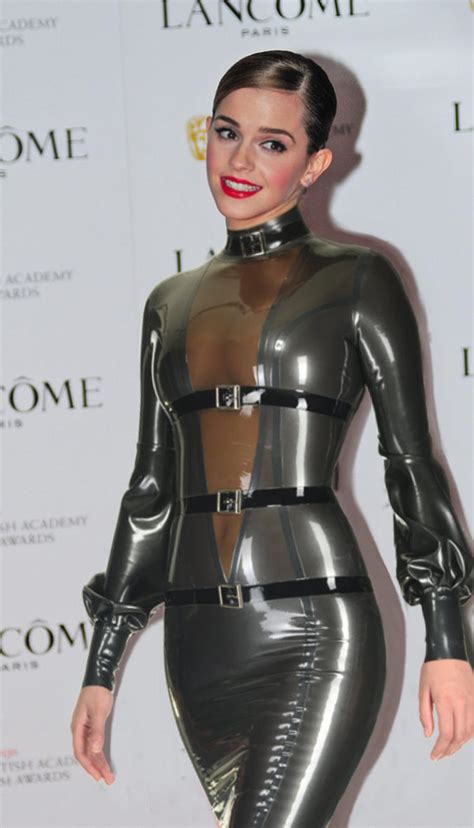 Emma Watson In Latex Bondage Dress by Andylatex on DeviantArt