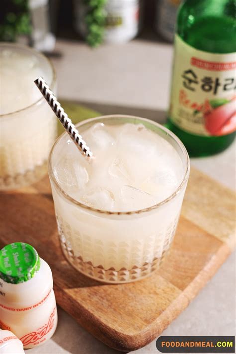 Dive Into Authentic Flavors: Yogurt Soju Cocktail Korean Recipe