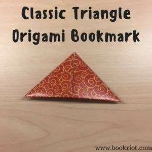 Tutorial: How to Make a Corner Origami Bookmark | Origami bookmark ...