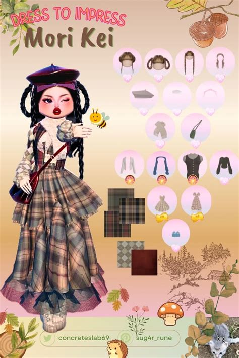 Mori Kei Dress to Impress DTI Theme Guide Inspo VIP | Dress to impress ...