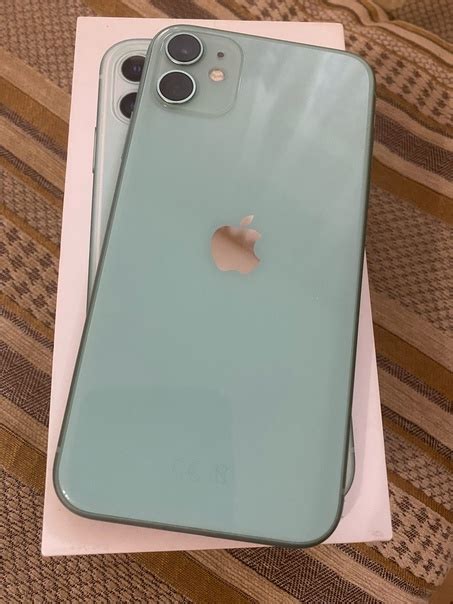 Продается iPhone 11 зеленый на 128Gb в хорошем состоянии.коробка ...