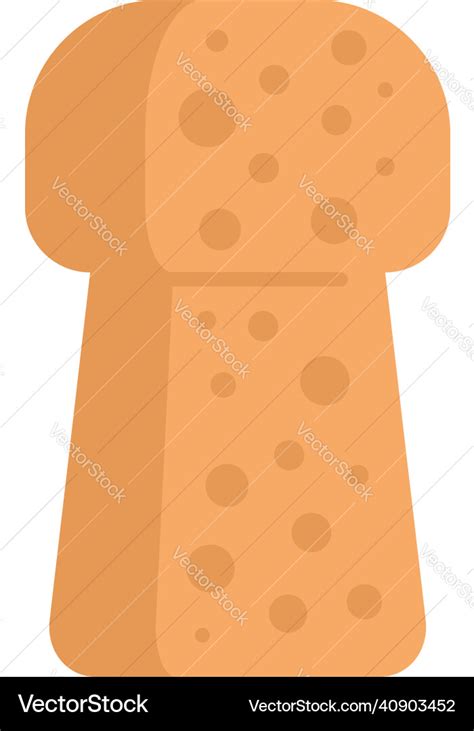 bottle cork icon flat isolated royalty  vector image