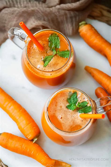 Carrot Juice Recipe + Best Combinations + Benefits Of Juicing Carrots ...